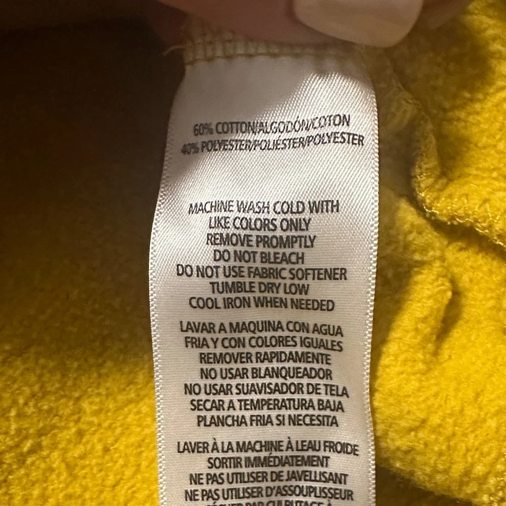 Calvin Klein mustard yellow